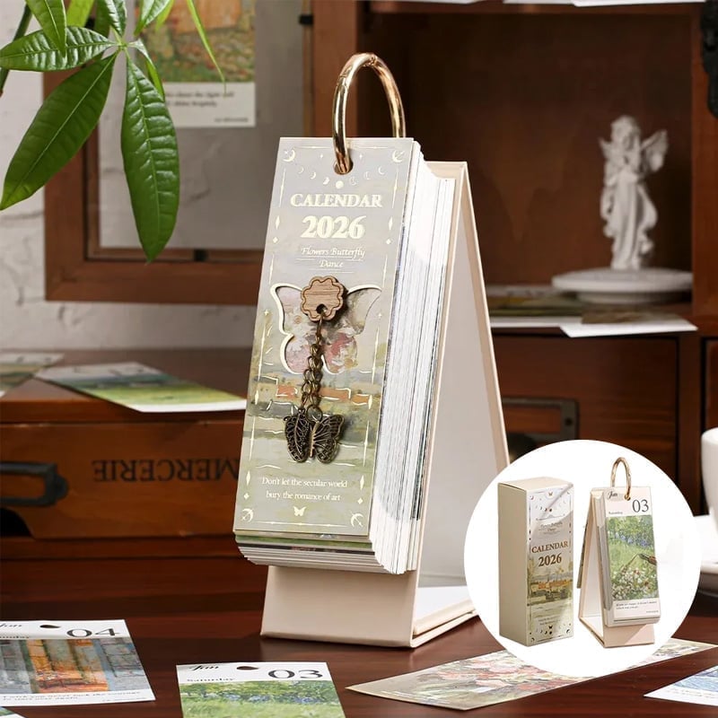 2026 Vintage Oil Painting Calendar