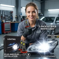 Sakerplus® Led Headlight Bulb High Brightness 2Pack