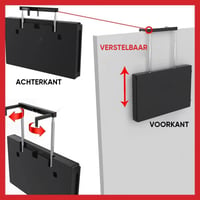 Ausziehbarer Dreiteiliger Hängespiegel