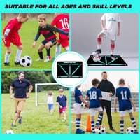 Silent Non-Slip Soccer Training Mat for All Levels
