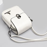 Vintage Handytasche Mit Doppeltem Reißverschluss