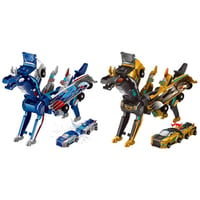 2-in-1 Magnetic Cars That Transform into Flying Dragon and Unicorn