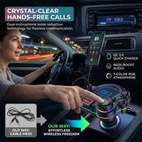 USB-C Bluetooth 5.4 Car Adapter