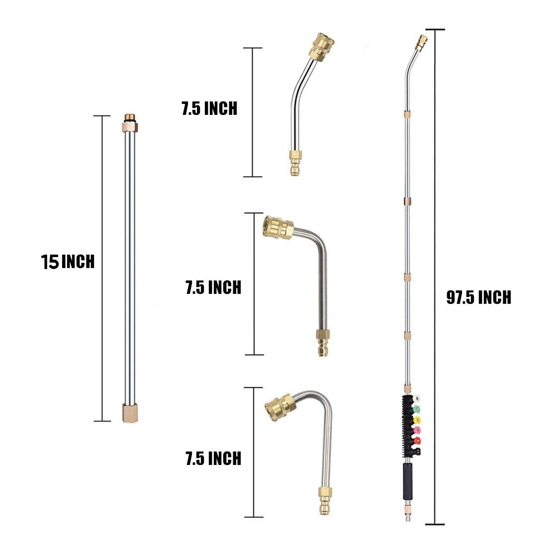 Hochdruckreiniger-Verlängerungsstab-Set