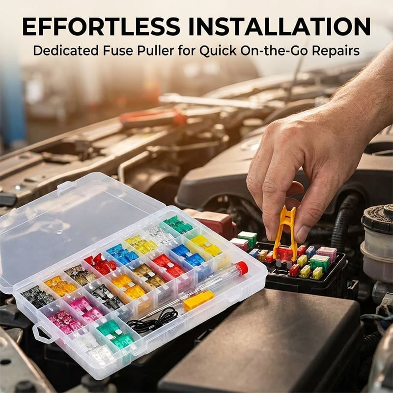 Assorted Automotive Blade Fuse Set