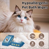 Pet Glove Wipes--20 PCS