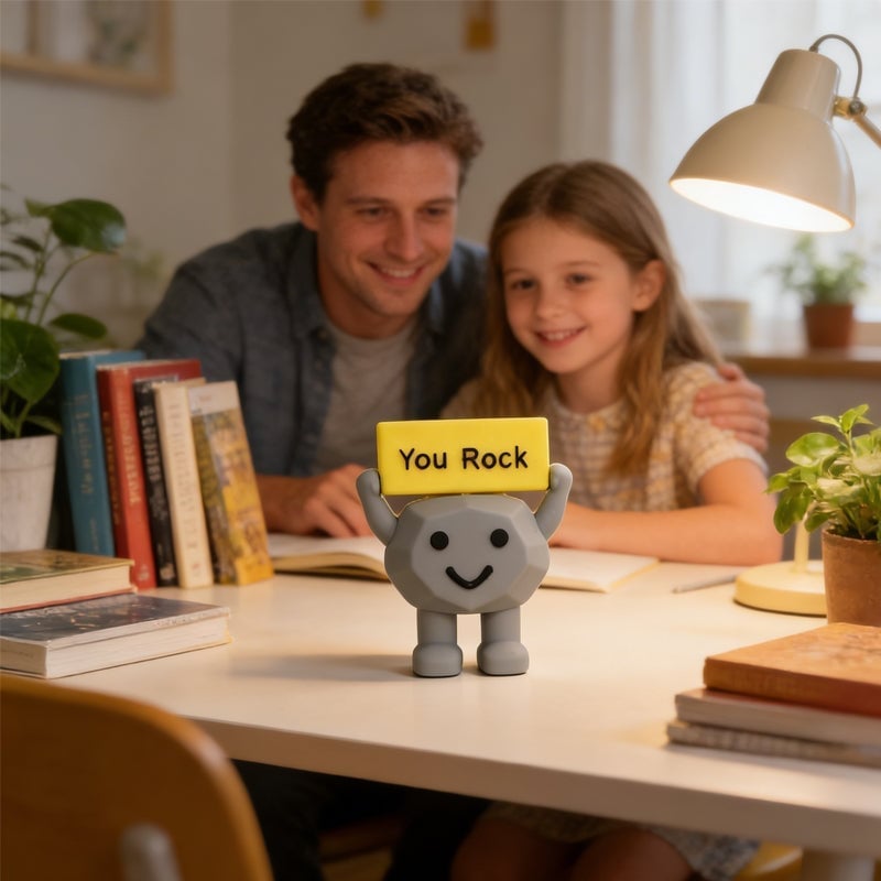 You Rock Motivational Stone Figurine