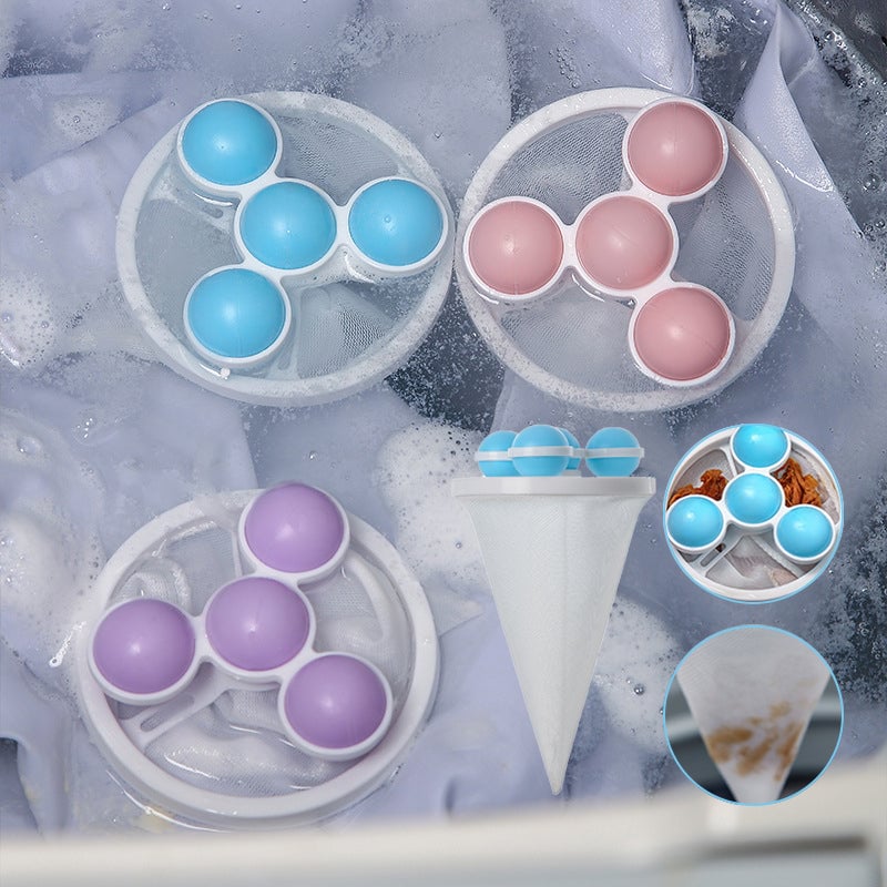 Sacchetti in rete con filtro per capelli per lavatrice