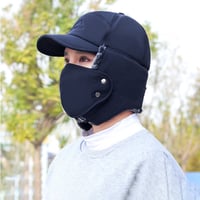 Talvihattu kasvomaskilla, unisex