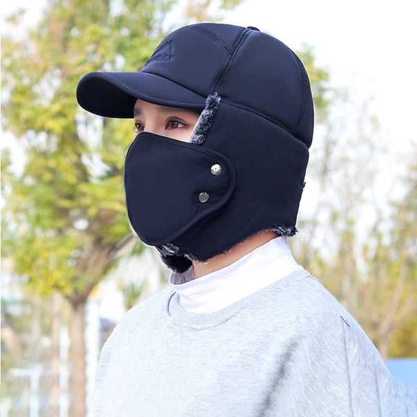 Talvihattu kasvomaskilla, unisex