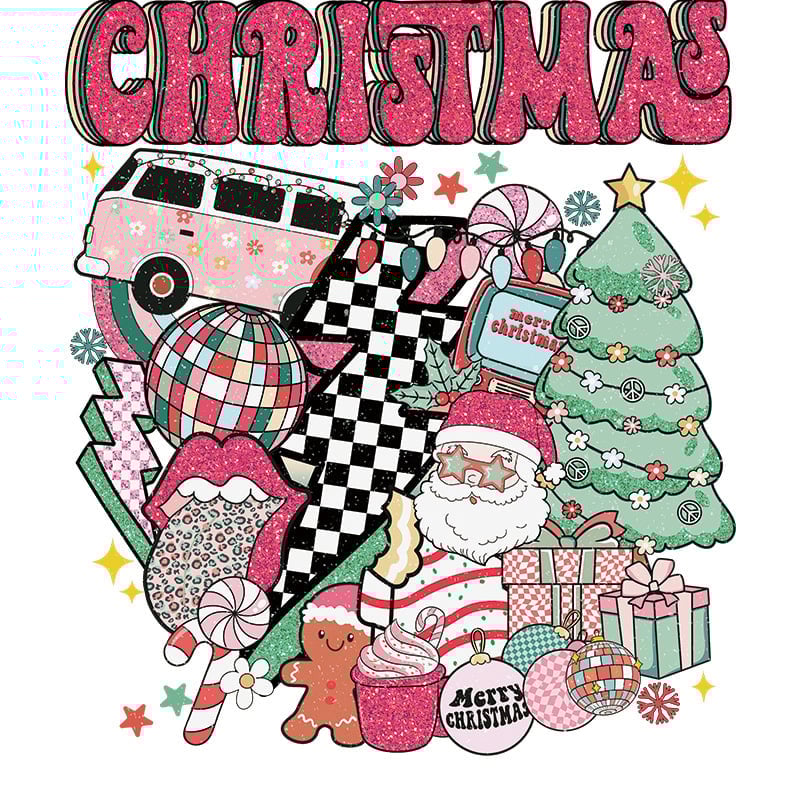 Christmas T-shirt Heat Transfer Stickers