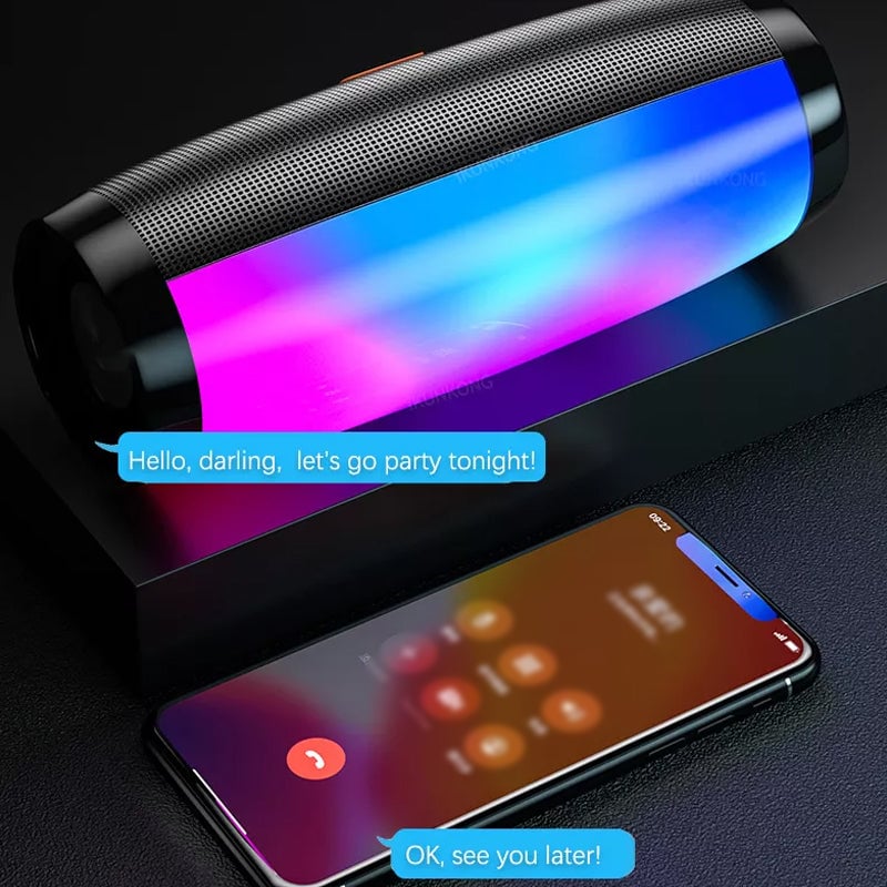 LED Bluetooth Wireless Bass Subwoofer Music Player