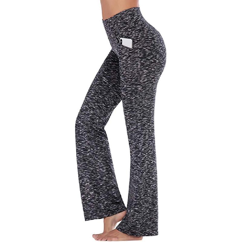 Damen hoher Taille und ausgestelltem Bein Yogahose