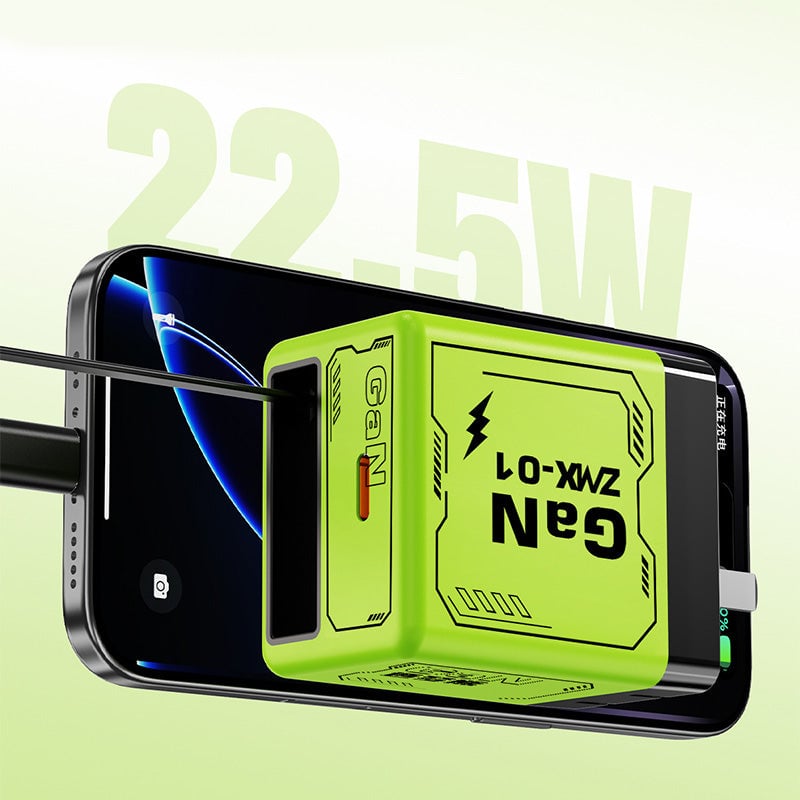 120W GaN dual-port PD fast charging head