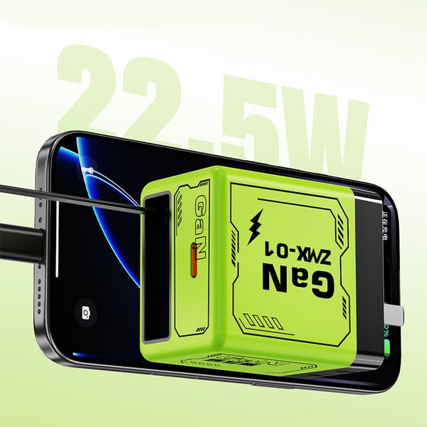 120W GaN dual-port PD fast charging head