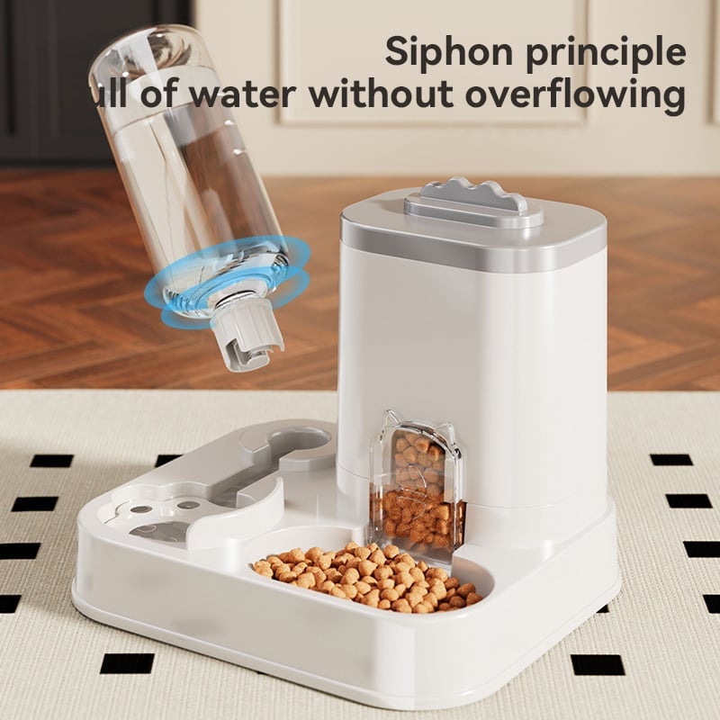 Automatic Pet Feeder and Water Dispenser