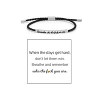 Braided Adjustable Inspire Bracelet