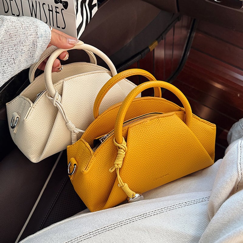 Fashion Simple Solid Colour Shoulder Bag