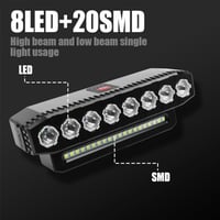 Multi-Source LED Bicycle Headlight