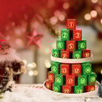 Flower Bouquet Building Block Advent Calendar Set