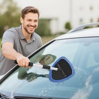 Telescopic Microfiber Glass Car Defroster Brush