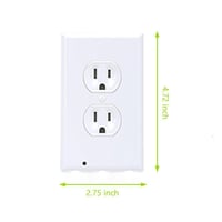 Outlet Wall Plate With LED Night Lights