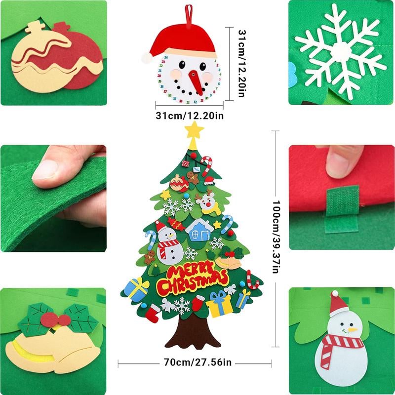 Sakerplus® DIY Felt Christmas Tree Decoration