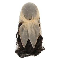 Women's Glitter Decor Head Scarf