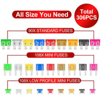 Assorted Automotive Blade Fuse Set