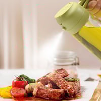 2-in-1 Glass Oil Sprayer and Dispenser