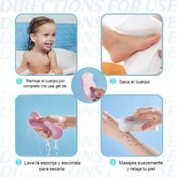 Esponja De Baño Exfoliante Súper Suave
