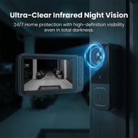 Sakerplus® Wireless Smart Video Doorbell Camera System