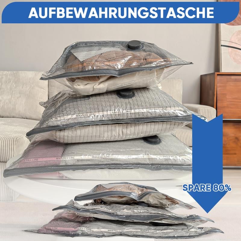 Reise-Vakuumbeutelset mit USB-Pumpe