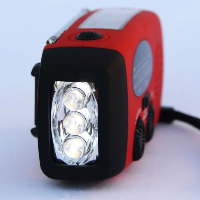 Sakerplus® Hand Crank Emergency Radio