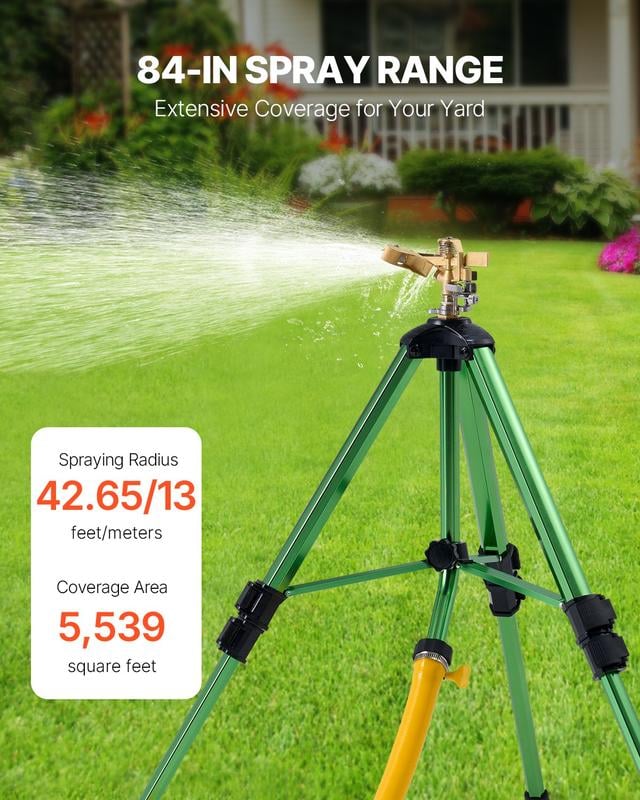 Sakerplus Impact Sprinkler on Tripod Base