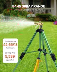 Sakerplus Impact Sprinkler on Tripod Base