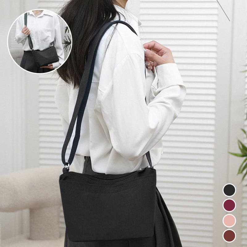 One-shoulder Cross-body Nylon Bag