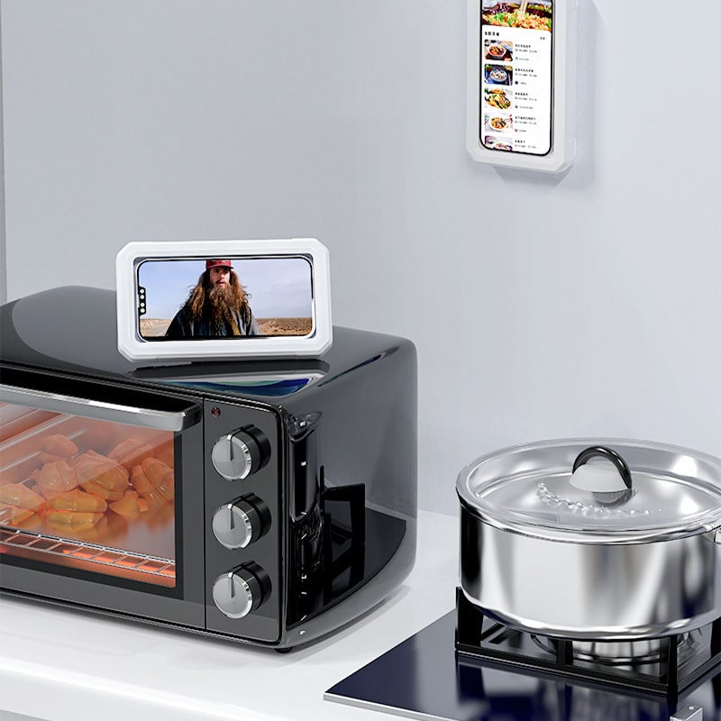 360° Rotating Foldable Telescopic Wall-Mounted Waterproof Phone Holder