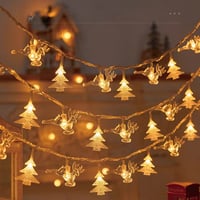 Kerstsneeuwvlok lichtslingers