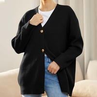 Pull Uni Col V En Maille