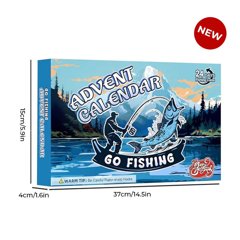 Forhåndssalg>>24 Days Christmas Countdown fiskeutstyrsett