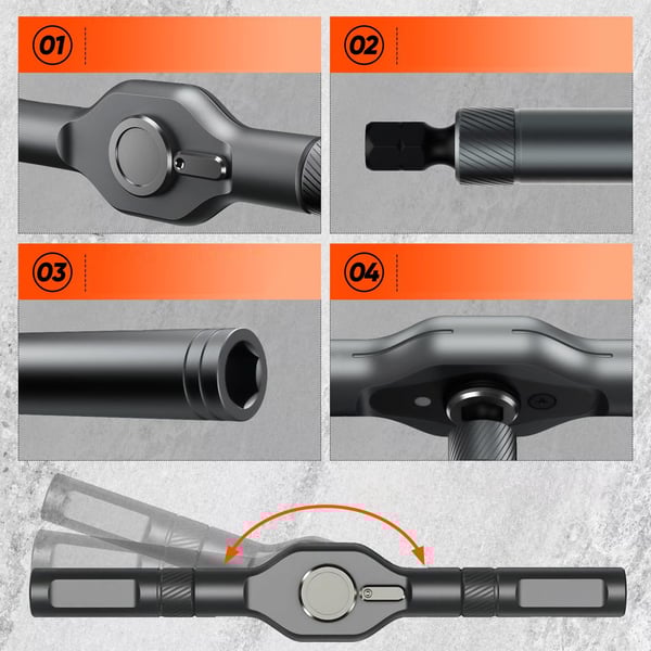 Ratschen-Schraubendreher Set 24-in-1