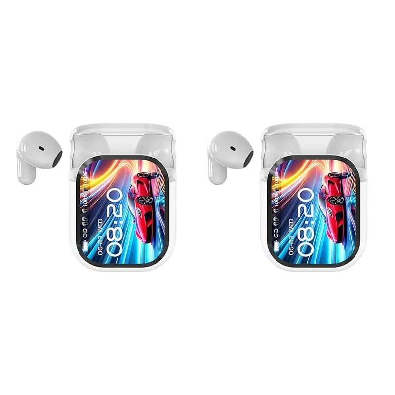 Color screen noise-canceling translation headphones