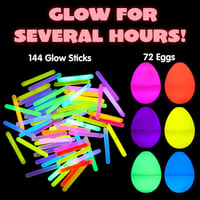 Prefilled Easter Eggs with Toys and Stickers for Egg Hunts