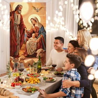 Christmas Door Curtain Atmosphere Banner