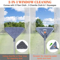 Sakerplus Long-handled wall cleaning mop