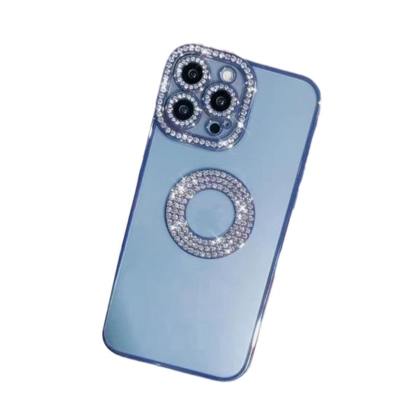 Custodia per iPhone con diamanti glitterati
