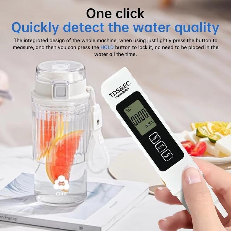 New 4 in 1 TDS Meter - TDS EC & Temperature