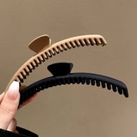 Elegant Frosted Gripper Hair Clips for Women
