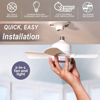 Sakerplus Socket Fan